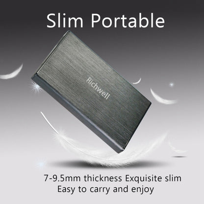 Richwell SATA R23-SATA-320GB 320GB 2.5 inch USB3.0 Interface Mobile Hard Disk Drive, 320GB