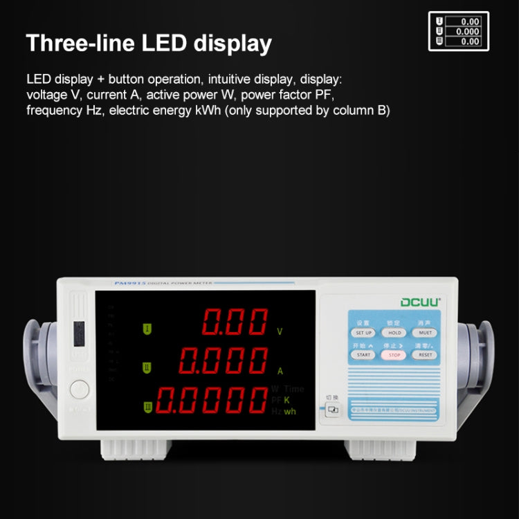PM9915 Intelligent Electrical Parameters Measuring Instrument, PM9915