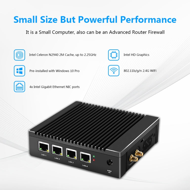 K660G4 Windows and Linux System Mini PC without Memory & SSD & WiFi, Intel Celeron Processor N2840 Quad-Core 2M Cache,1.83GHz, up to 2.25GHz, without Memory