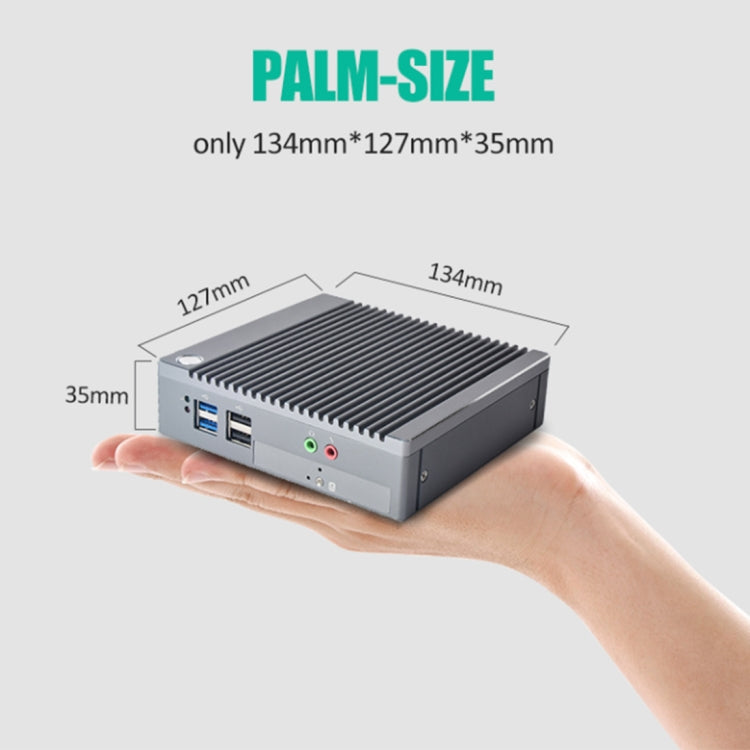 K660S Windows and Linux System Mini PC without Memory & SSD & WiFi, Intel Celeron Processor N2840 Quad-Core 1.83- 2.25GHz, without Memory