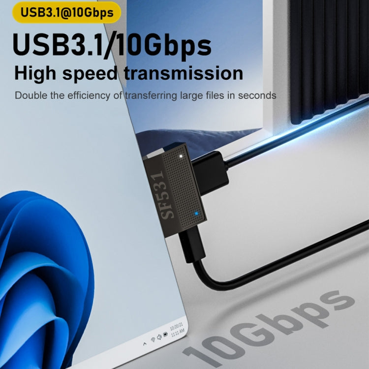 SF531 For Microsoft Surface 40 Pin to USB3.1 / Type-C Female Adapter Extended Dock, SF531