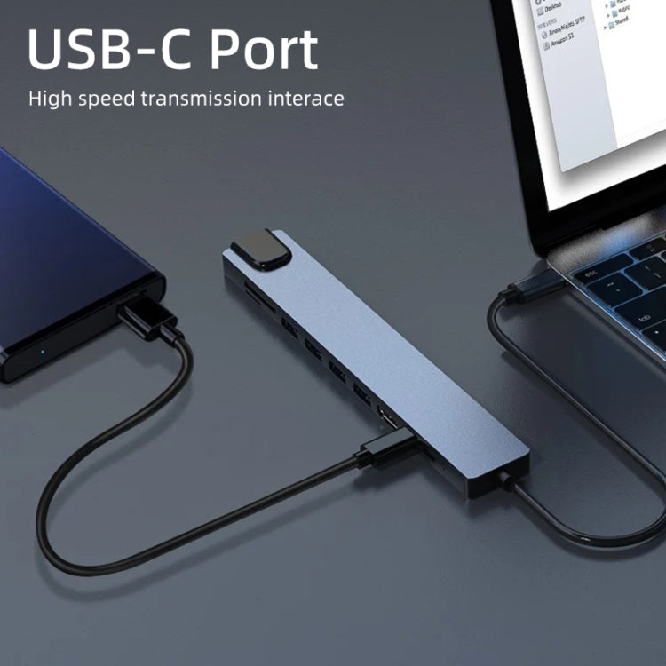 10 in 1 USB-C / Type-C Iinterface Docking Station Multi-function HUB, 10 in 1