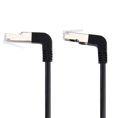 40cm RJ45 Male Bent Upward to RJ45 Male Bent Down Network LAN Cable, 40cm Bent Upward to Bent Down