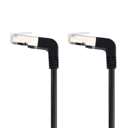 1m RJ45 Male Bent Upward to RJ45 Male Bent Upward Network LAN Cable, 1m Bent Upward to Bent Upward
