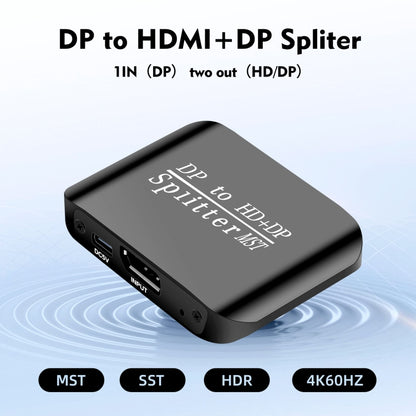NK-W60 DP DisplayPort To HDMI, DP DisplayPort Splitter MST / SST Monitor Switcher, NK-W60