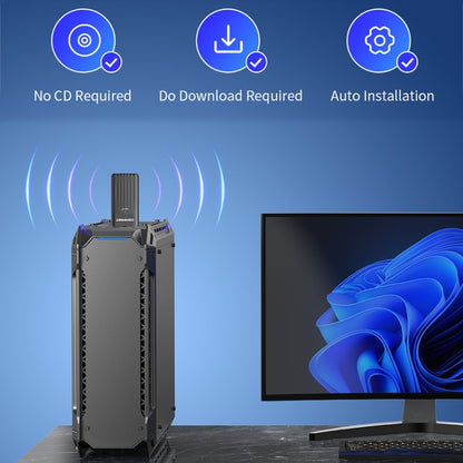 COMFAST CF-970AX 3000Mbps Dual Band Wireless Network Card WiFi6 USB Adapter, CF-970AX