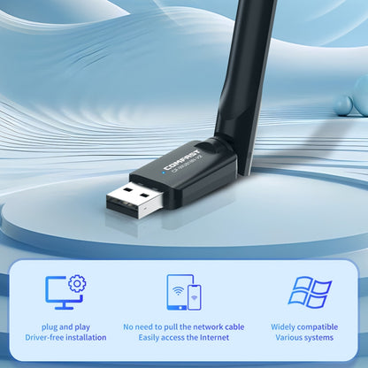 COMFAST CF-WU818N V2 150Mbps 2.4GHz WiFi Mini USB Network Adapter, CF-WU818N V2