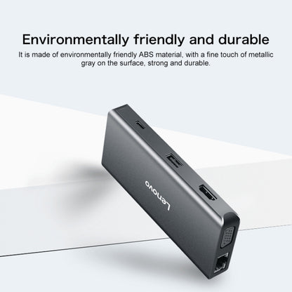Lenovo LX0801 Type-C / USB-C Network Cable Interface Converter Docking Station, LX0801