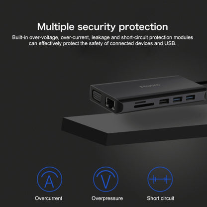 Lenovo LX0801 Type-C / USB-C Network Cable Interface Converter Docking Station, LX0801