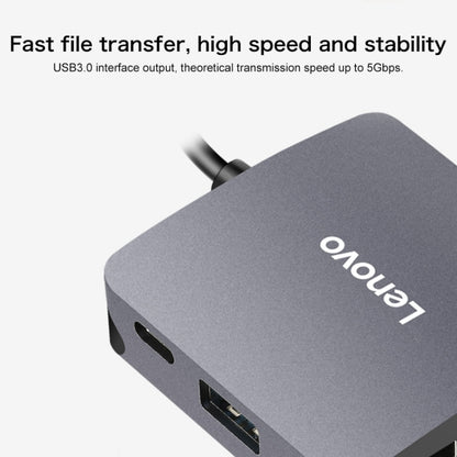 Lenovo C06 6 In 1 Type-C / USB-C to HDMI / VGA Universal Converter Docking Station, C06