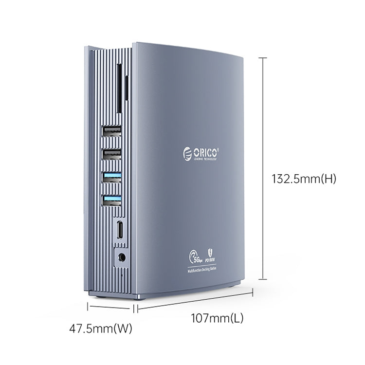 ORICO CDH-15N-GY-BP 15 in 1 Type-C HUB Docking Station, CDH-15N-GY-BP