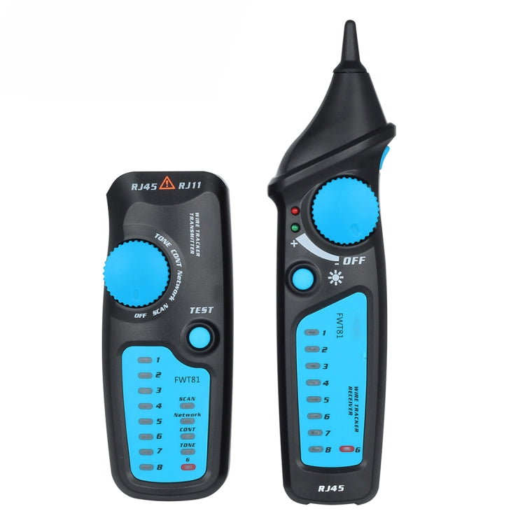 BSIDE FWT81 RJ11 / RJ45 Telephone Wire Tracker Toner Ethernet LAN Network Cable Tester, FWT81 Cable Tester
