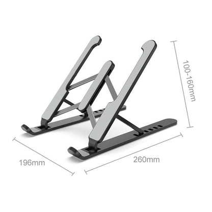 Laptop Stand Desktop Raise Bracket Cooling Base Lifting Holder Foldable, Pro-8