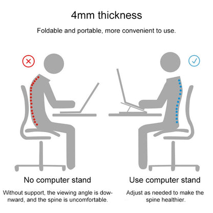 Portable Adjustable Laptop Stand Desktop Lifting Height Increase Rack Folding Heat Dissipation Holder, Style: Fan, Style: Fan