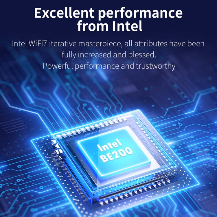 COMFAST CF-BE200-M WiFi7 BT5.4 Tri-Band Wireless Network Adapter M.2 Network WiFi Module, CF-BE200-M