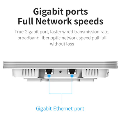 COMFAST CF-E395AX 3000Mbps WiFi6 2.4G & 5.8GHz Dual Band Indoor Wireless Ceiling AP, CF-E395AX