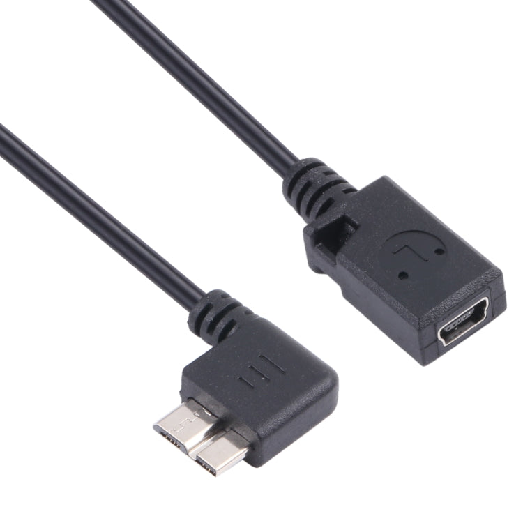 Mini USB Female to Micro-B 3.0 Male Data Charging Cable, Mini USB to Micro-B 3.0