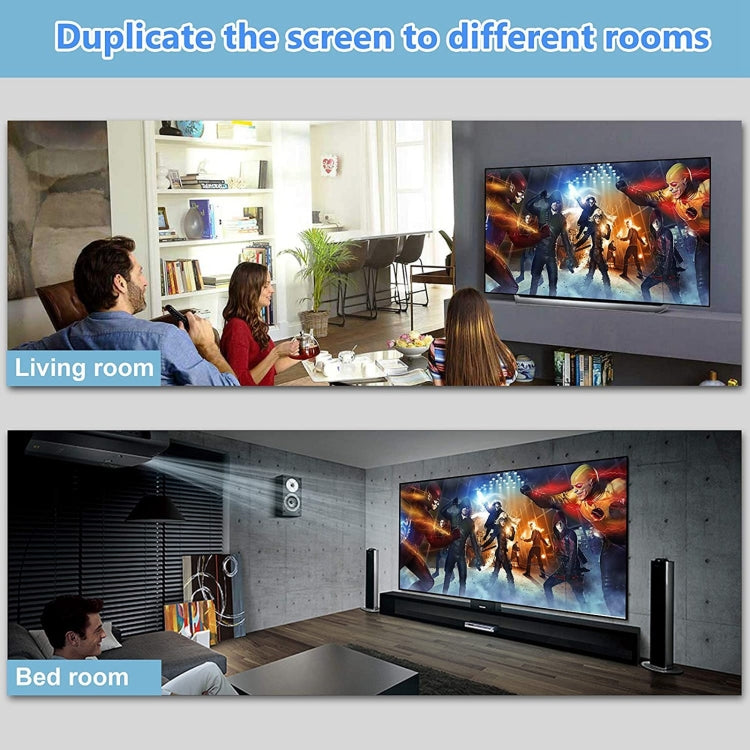3D 4K HDMI Splitter Box, 1 Input x 4 Output, USB Power Supply