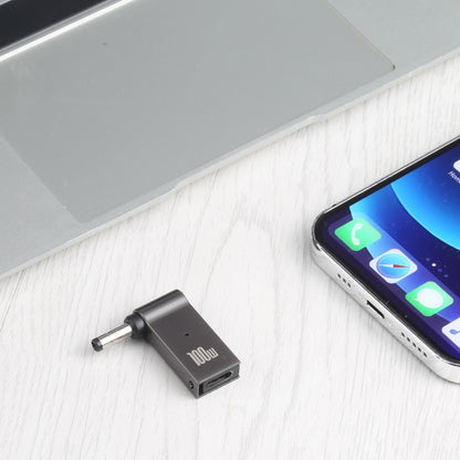 100W USB-C / Type-C Female to DC 4.0x1.7mm Male Computer Charging Adapter for Lenovo, Type-C Female to DC 4.0x1.7mm Male(Black)