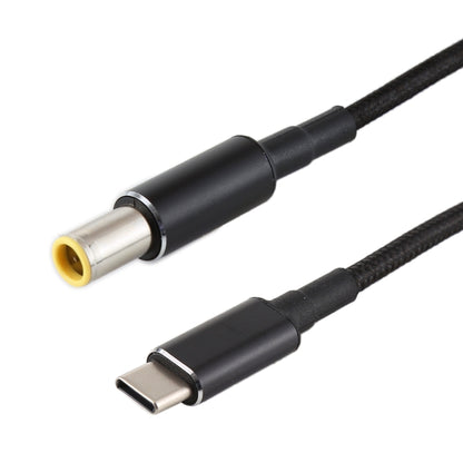 PD 100W 7.9 x 5.0mm Male to USB-C / Type-C Male Nylon Weave Power Charge Cable, Cable Length: 1.7m, 7.9x5.0mm to Type-C
