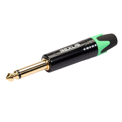 10 PCS TC202 6.35mm Gold-plated Mono Sound Welding Audio Adapter Plug