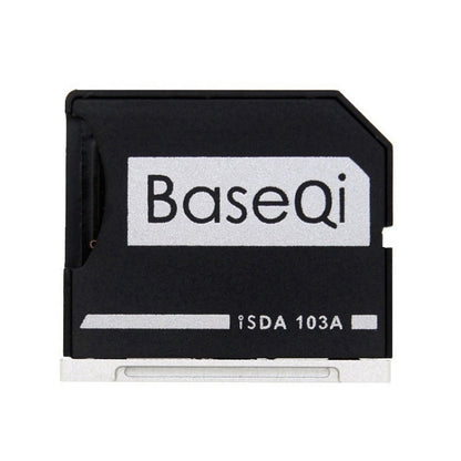 BASEQI Hidden Aluminum Alloy High Speed SD Card Case for Dell XPS 15.6 inch (9560 / 9570) Laptop, For Dell XPS 15.6 inch 9560