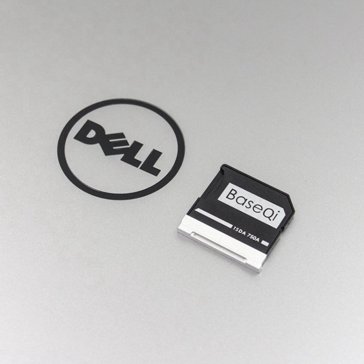 BASEQI Hidden Aluminum Alloy High Speed SD Card Case for Dell XPS 15.6 inch (9550) Laptop, For Dell XPS 15.6 inch 9550