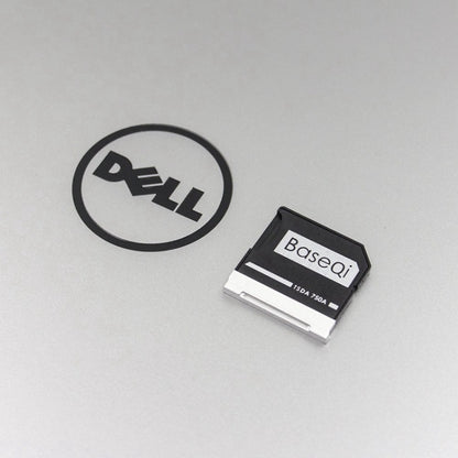 BASEQI Hidden Aluminum Alloy High Speed SD Card Case for Dell Inspiron 14 5455 Laptop, For Dell Inspiron 14 5455