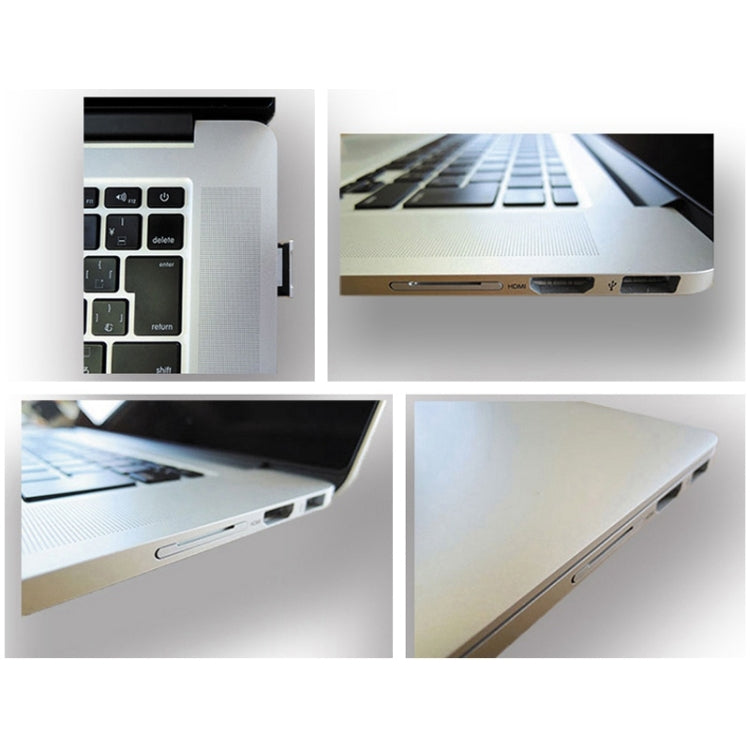 BASEQI Hidden Aluminum Alloy SD Card Case for Lenovo IdeaPad 710S Plus Laptop, For Lenovo IdeaPad 710S Plus