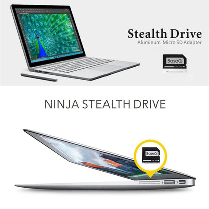 BASEQI Hidden Aluminum Alloy SD Card Case for Lenovo YOGA 720 / 710 Laptop, For Lenovo YOGA 720 / 710