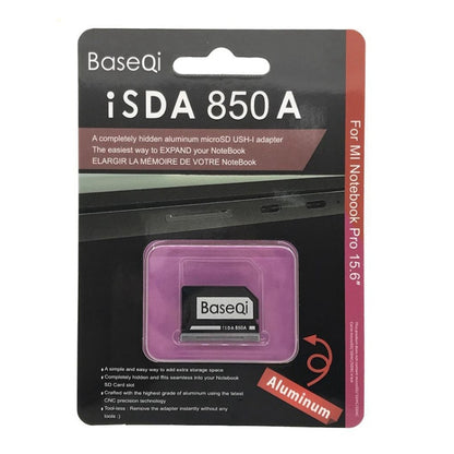 BASEQI Hidden Aluminum Alloy SD Card Case for Xiaomi Pro 15.6 inch GTX1060 Laptop, For Xiaomi Pro 15.6 inch GTX1060