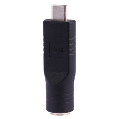 7.4 x 0.6mm Female to USB-C / Type-C Male Plug Adapter Connector, 7.4 x 0.6mm Female