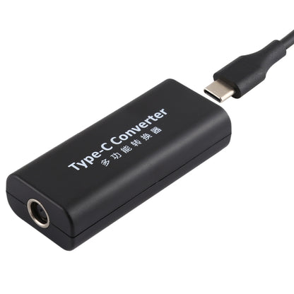 DC 7.4 x 0.6mm Power Jack Female to USB-C / Type-C Female Power Connector Adapter with 15cm USB-C / Type C Cable, 7.4x0.6mm