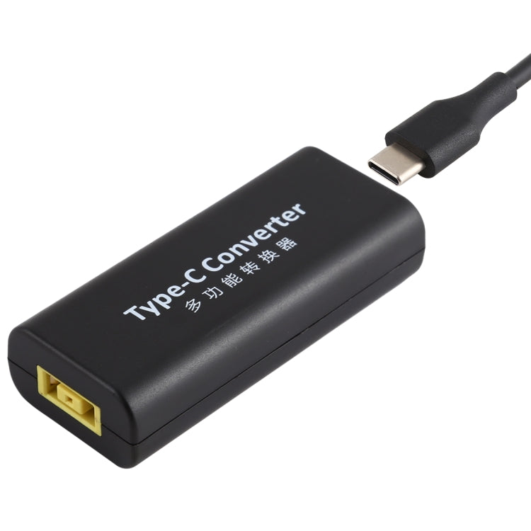 Big Square Female to USB-C / Type-C Female Power Connector Adapter with 15cm USB-C / Type C Cable, Big Square
