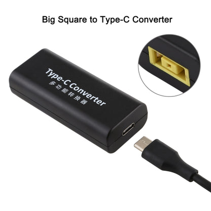 Big Square Female to USB-C / Type-C Female Power Connector Adapter with 15cm USB-C / Type C Cable, Big Square