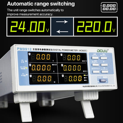 PM9911 Intelligent Electrical Parameters Measuring Instrument, US Plug, PM9912