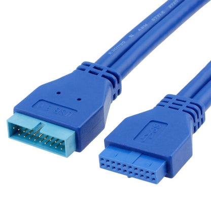 5Gbps USB 3.0 20 Pin Female to Male Extension Cable Mainboard Extender, Cable Length: 50cm, Female to Male