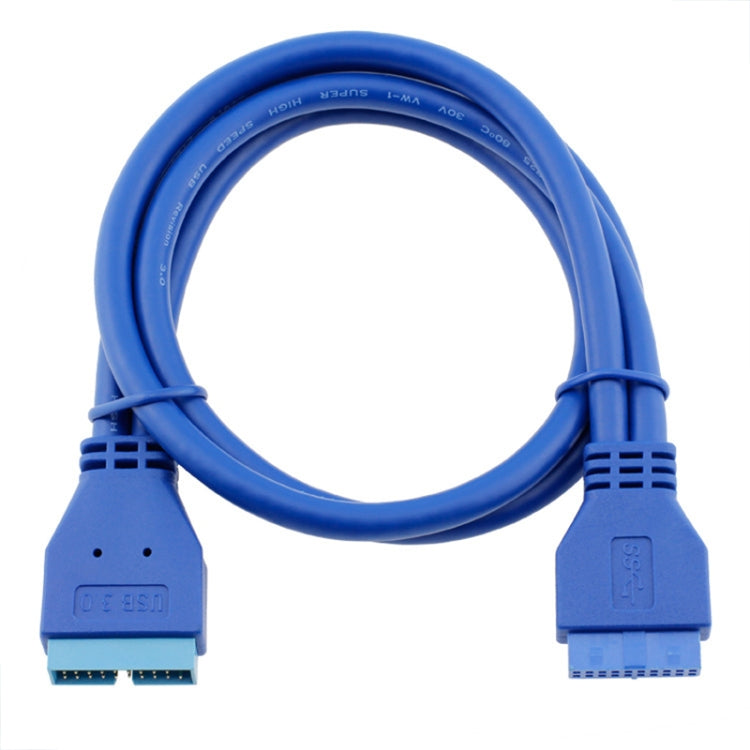 5Gbps USB 3.0 20 Pin Female to Male Extension Cable Mainboard Extender, Cable Length: 50cm, Female to Male