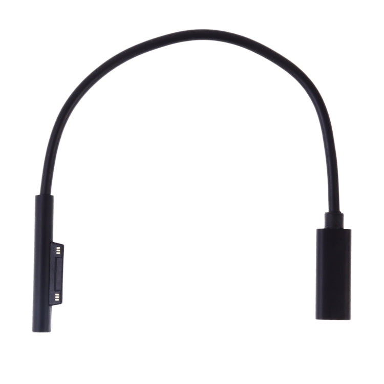 USB-C / Type-C Female to 6 Pin Male Laptop PD Fast Charging Cable for Microsoft Surface Pro 9 / 8 / 7 / 6 / 5 / 4 / 3, Cable Length: 0.2m, Pro 9 / 8 / 7 / 6 / 5 / 4 / 3 to USB-C / Type-C Female Black...