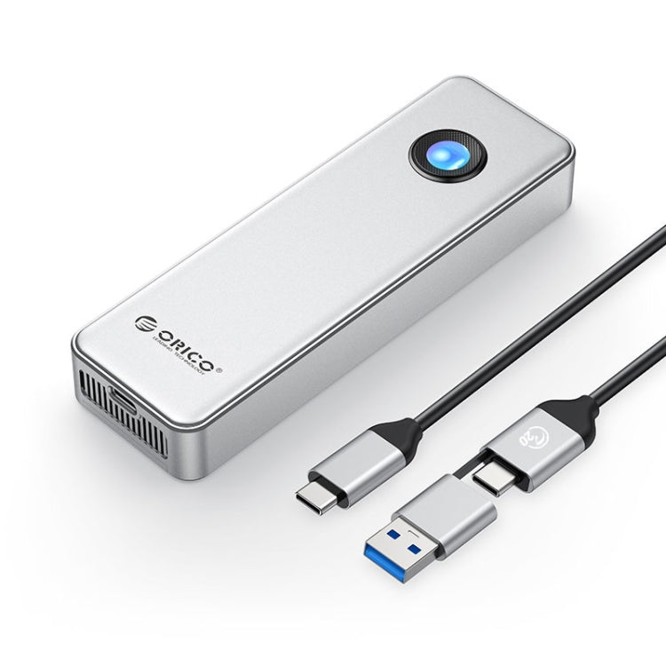 ORICO OUM2-G20-GY-BP 20Gbps M.2 SSD Enclosure with Type-C+USB Cable, OUM2-G20-GY-BP