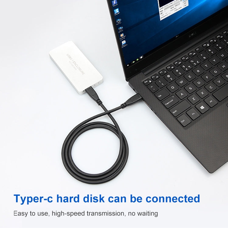 USB 3.1 Type-C / USB-C to Type-C / USB-C Gen2 Connection Cable, Length: 1m, Length: 1m