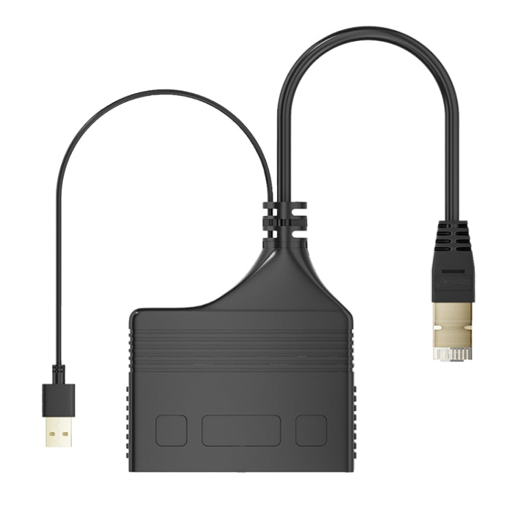 Male RJ45 4 in 1 100M Network Splitter Cable Ethernet Network Coupler, Male 4 in 1 100M
