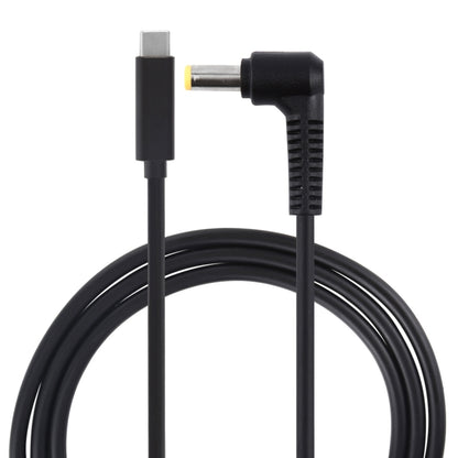 PD65W USB-C / Type-C Elbow to 5.5 x 2.5mm Laptop Power Charging Cable 1.5m, Type-C to 5.5 x 2.5mm(Elbow)