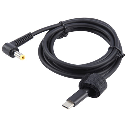 PD65W USB-C / Type-C Elbow to 5.5 x 2.5mm Laptop Power Charging Cable 1.5m, Type-C to 5.5 x 2.5mm(Elbow)