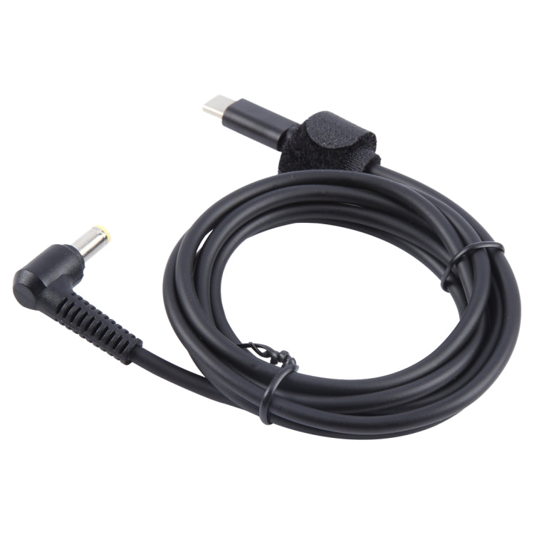 PD65W USB-C / Type-C Elbow to 5.5 x 2.5mm Laptop Power Charging Cable 1.5m, Type-C to 5.5 x 2.5mm(Elbow)