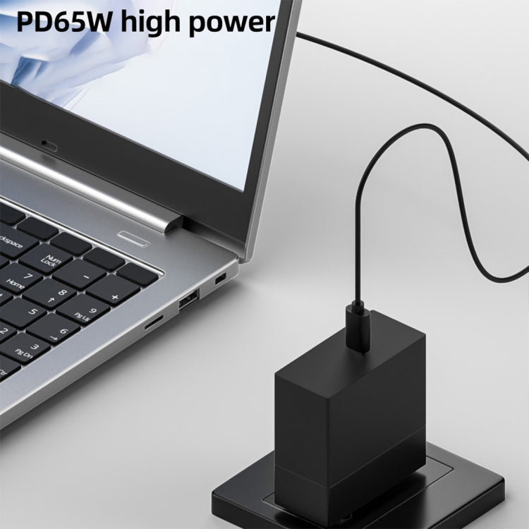 PD65W USB-C / Type-C Elbow to 5.5 x 2.5mm Laptop Power Charging Cable 1.5m, Type-C to 5.5 x 2.5mm(Elbow)