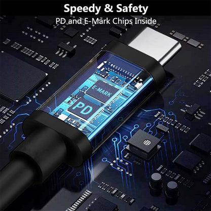 PD65W USB-C / Type-C Elbow to 5.5 x 2.5mm Laptop Power Charging Cable 1.5m, Type-C to 5.5 x 2.5mm(Elbow)