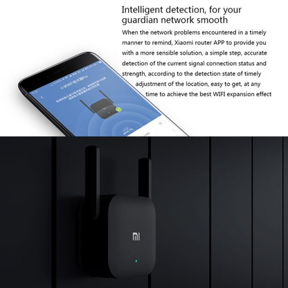 Original Xiaomi Mi WiFi Amplifier Pro 300Mbps WiFi Smart Extender Router with 2x2 External Antennas, US Plug, Amplifier Pro