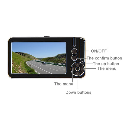 G636 2.7 inch Screen Display Car DVR Recorder, Support Loop Recording / Motion Detection / G-Sensor / Night Vision Function, 2.7 inch