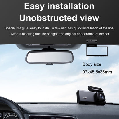 X11 2K Ultra HD Night Vision WiFi Car Driving Recorder Support Mobile APP, X11